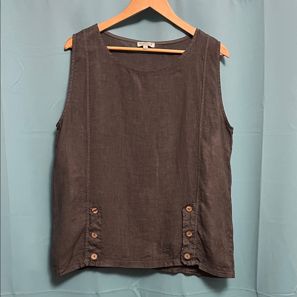 Sorella Button-Accent Tank Top (2 for $20)